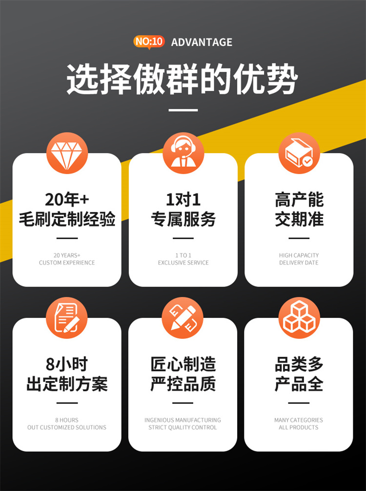 條形毛刷17